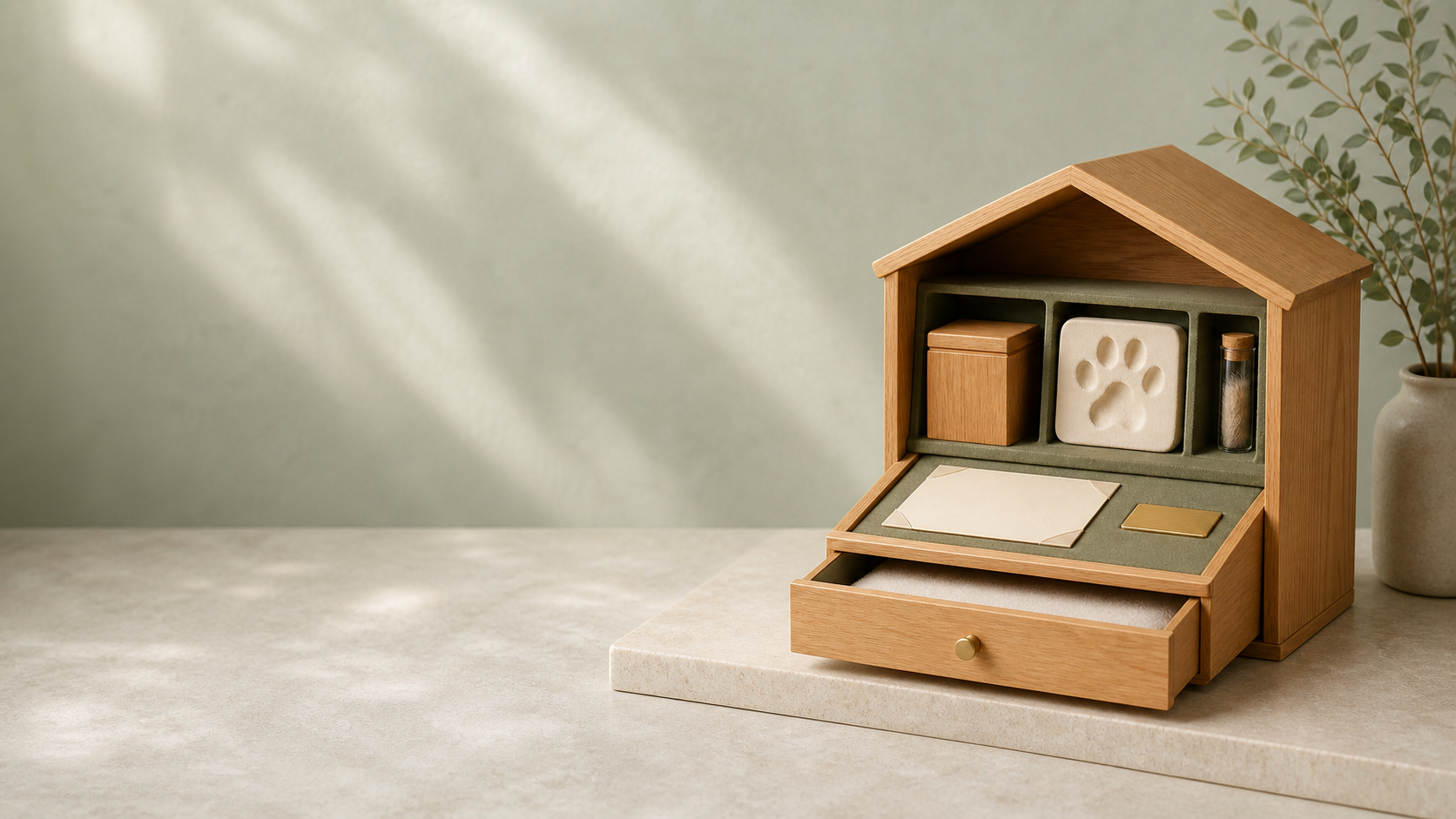 A modular family return and memorial product system